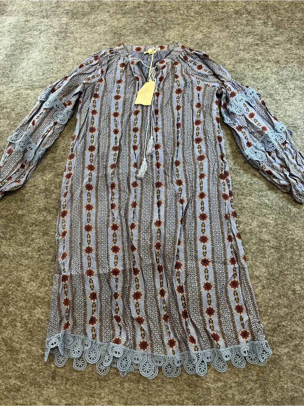 Orange Creek NWT Floral Midi Dress RRR
